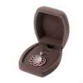 Custom logo luxury gift jewelry box velvet packaging box
